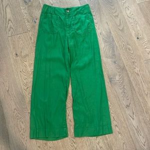 EUC Anthropologie Colette pants! Beautiful green color, size 4.